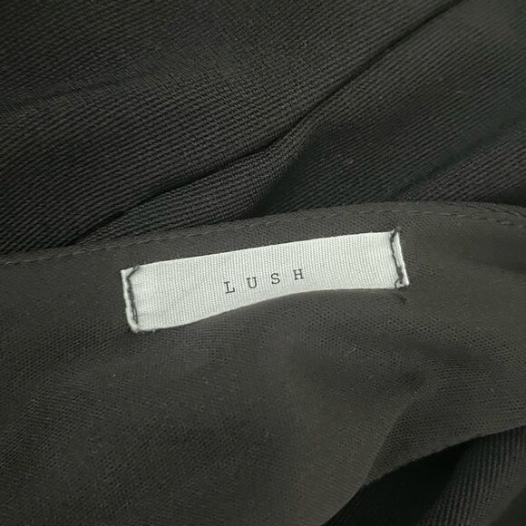 Lush Black Cut Out Ribbed Sleeveless Fit & Flare Dress Size XS - Picture 6 of 8